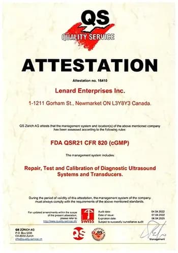 Lenard Healthcare Certificate