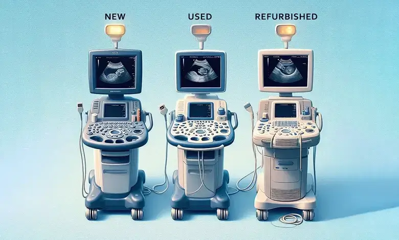 difference between new refurbished and used ultrasounds and probes