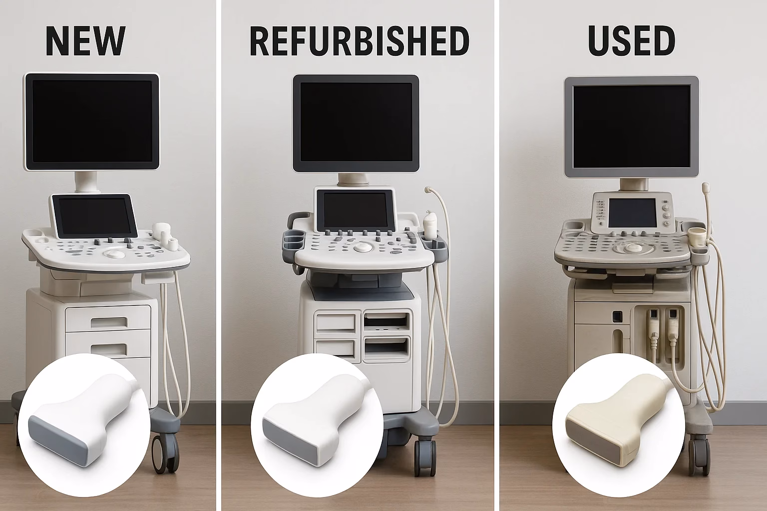 New, Used, or Refurbished Ultrasounds and Probes