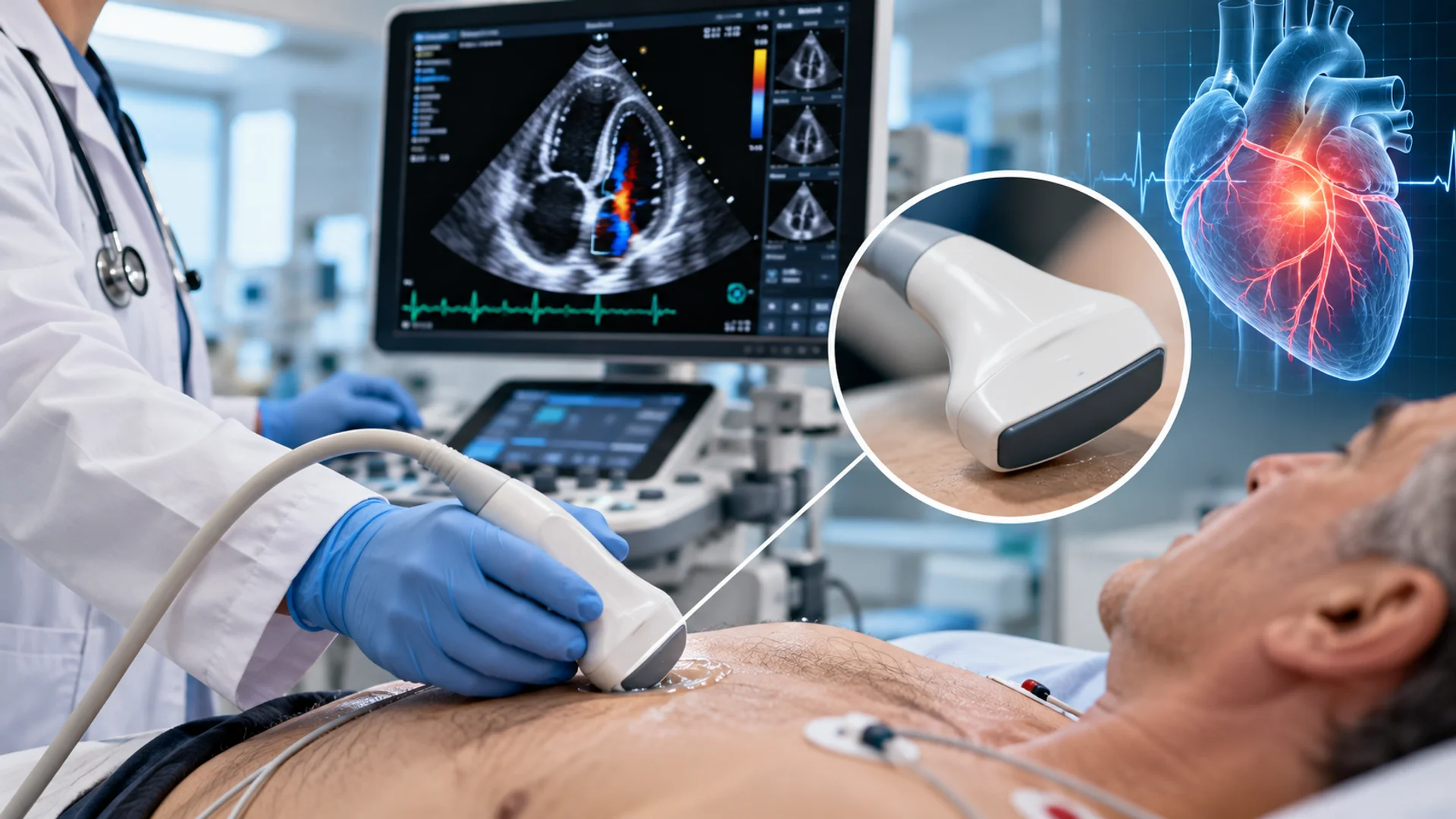 Cardiovascular examination in cardiology